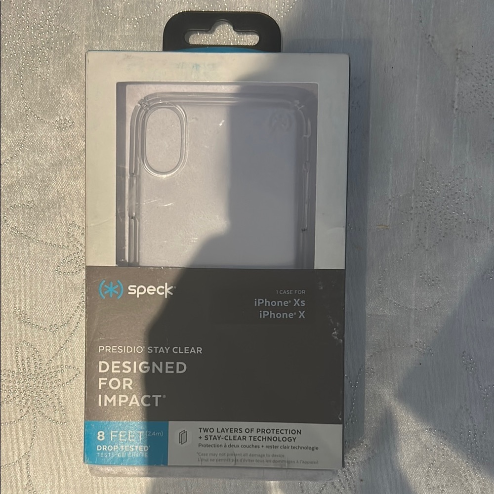 Speck Presidio Clear Case for iPhone XS/X - Transparent